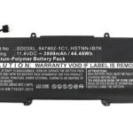 Laptop Battery for HP 44.46Wh  11.4V 3900mAh 44Wh Li-Pol  11.4V 3900mAh Black, Chromebook 13 G1