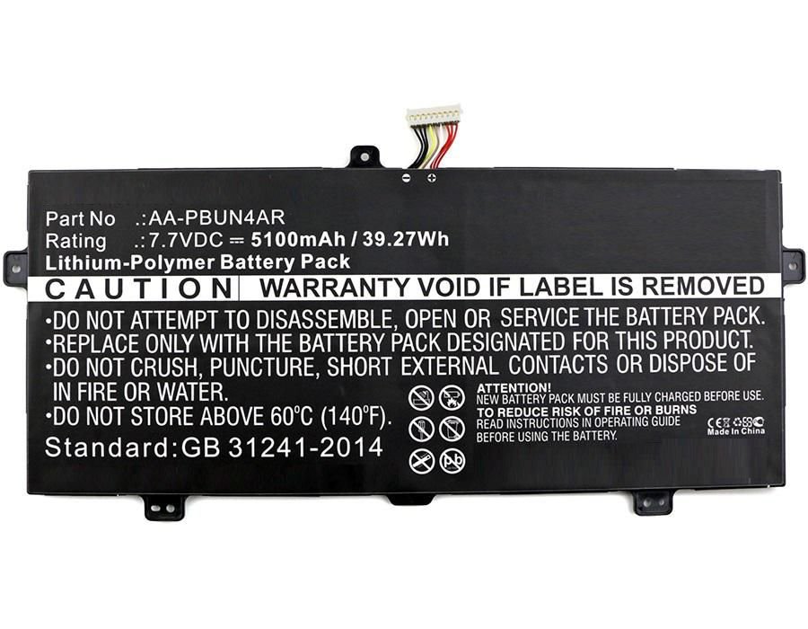 Img_27445213.jpg Laptop Battery for Samsung 39.27Wh 7.7V 5100mAh 31Wh Li-Pol 7.7V 4000mAh Black, 900X5L, 900X5L-K01, 900X5L-K02, 940X3L-K02, ATIV - Image 1