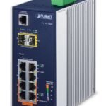 IP30 Industrial L2/L4 4-Port 10/100/1000T 802.3at PoE + 4-Port 10/100/1000T + 2-Port 100/1000X SFP Managed Switch (-40~75 degrees