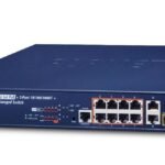 IPv4/IPv6 L2+/L4 Managed 8-Port 802.3at High Power PoE Gigabit Ethernet Switch + 2-Port 100/1000SFP + 2-Port 10/100/1000T RJ45