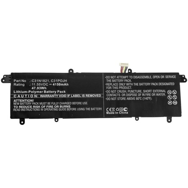 Laptop Battery for Asus  47.93Wh 11.55V 4150mAh 48Wh  Li-Pol 11.55V 4150mAh for ASUS, UX3000XN, UX392FA, UX392FN-2B,  Vivobook 14