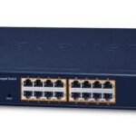 IPv6/IPv4, 16-Port Managed 802.3at POE+ Gigabit Ethernet Switch + 2-Port 100/1000X SFP (220W)