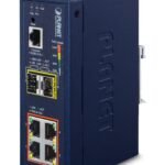 IP40 Industrial L2+/L4 4-Port 1000T 802.3at PoE + 2-Port 100/1000X SFP Full Managed Switch
