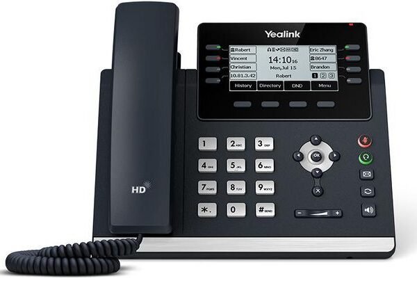 SIP-T43U IP phone Grey LCD  Wi-Fi SIP-T43U, IP Phone,  Grey, Wired handset, 1000 entries, LCD, 9.4 cm (3.7")