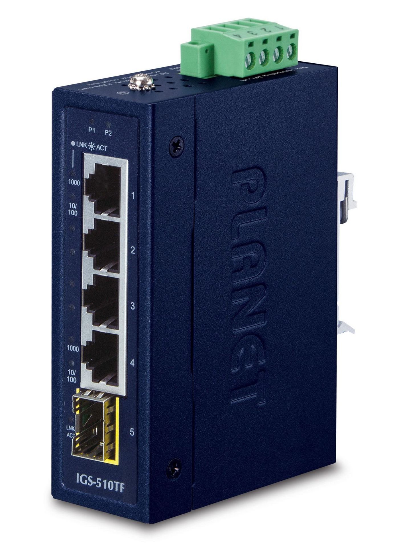Img_27594280.jpg IP30 Compact size 4-Port 10/100/1000T + 1P 100/1000X SFP Gigabit Ethernet Switch - Image 1
