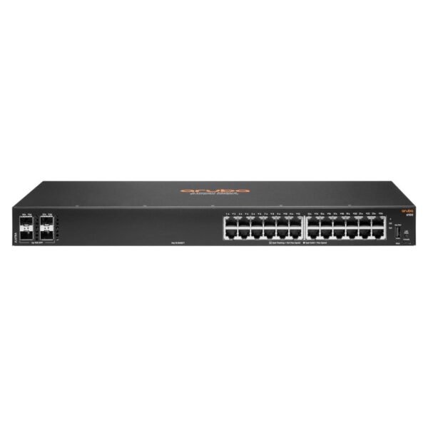 Aruba 6100 24G 4SFP+ Switch Aruba 6100 24G 4SFP+,  Managed, L3, Gigabit Ethernet (10/100/1000), Rack mounting, 1U