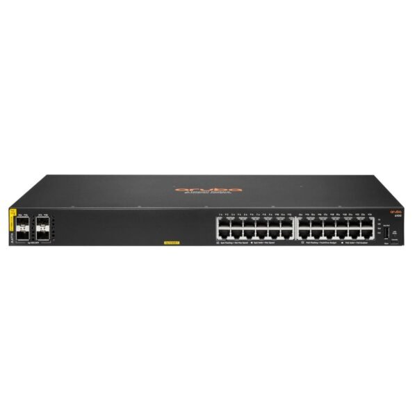 Aruba 6100 24G CL4 PoE 4SFP+  Switch Aruba 6100 24G Class4  PoE 4SFP+ 370W, Managed, L3, Gigabit Ethernet (10/100/1000), Power over