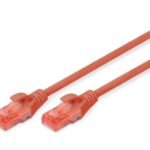 CAT 6, U-UTP patch cord, PVC AWG 26/7, length 2 m, color r  d