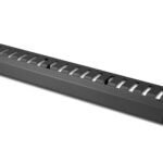 1U cable management cage removable front shield.