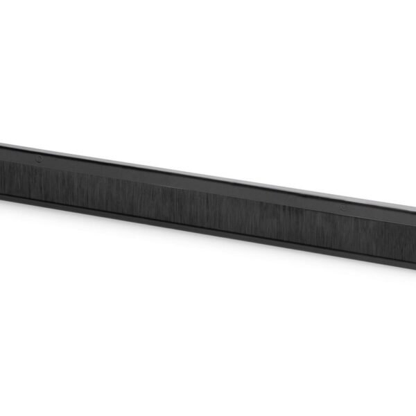 1U cable brush management  panel open brush, color black  (RAL 9005) 24x423mm schwarz