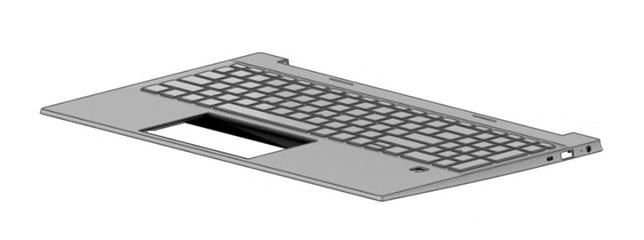 Img_27724444.jpg TOP COVER NSV W KB NSV FPR BL M08910-A41, Keyboard, Belgian, HP - Image 1
