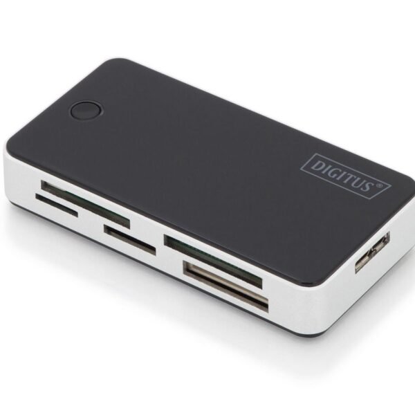 USB 3.0 Card Reader with 1m  USB A connection cable  Support MS/SD/SDHC/MiniSD/M2/CF/MD/SDXC cards g?ngige Karten