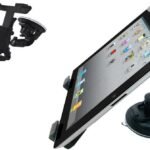 Universal Tablet Holder with  suction cup suction cup. Arm  length 10-18cm, suits for 7-10inch tablets