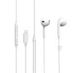 In-ear Headphone Earpod with MFI lightning plug for  iPhones and iPads. Cable length: 1,2m