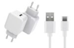 USB Charger with 3meter USB-C  Cable 12W 5V 2.4A Output:  Single USB-A