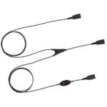 Supervisor QD cord w/superv 8800-02-01, Jabra, Black