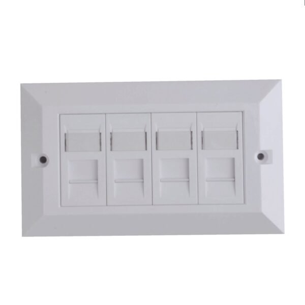CAT6 Faceplate 4-port UK Type  146*86mm CAT6 Faceplate  4-port UK Type 146*86mm