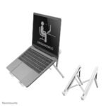 NSLS010, Foldable Laptop  Stand, 11-17", Max 5 kg, 6  Height Positions, Compact, Universal - Silver laptop stand, Notebook stand,