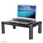 NSMONITOR20, Monitor/Laptop  Riser, Max 10kg, H:4,6-16,8  W:50 D:33cm, Universal, -Black - Image 3