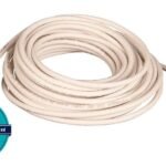 Cat6A U/UTP network cable,  white, LSZH 10M