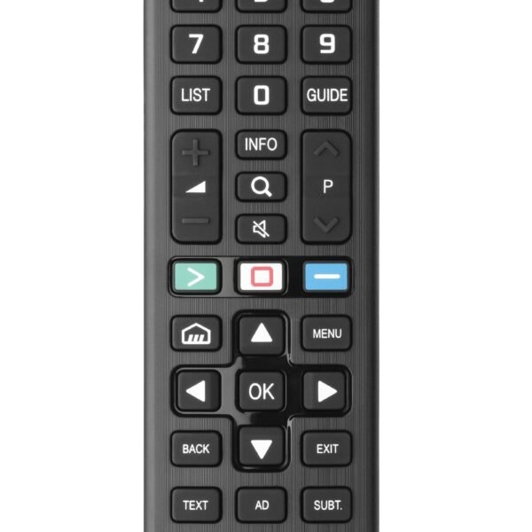 LG 2.0 Replacement Remote  Control URC4911 LG TV  Replacement Remote, TV, Press buttons, Black