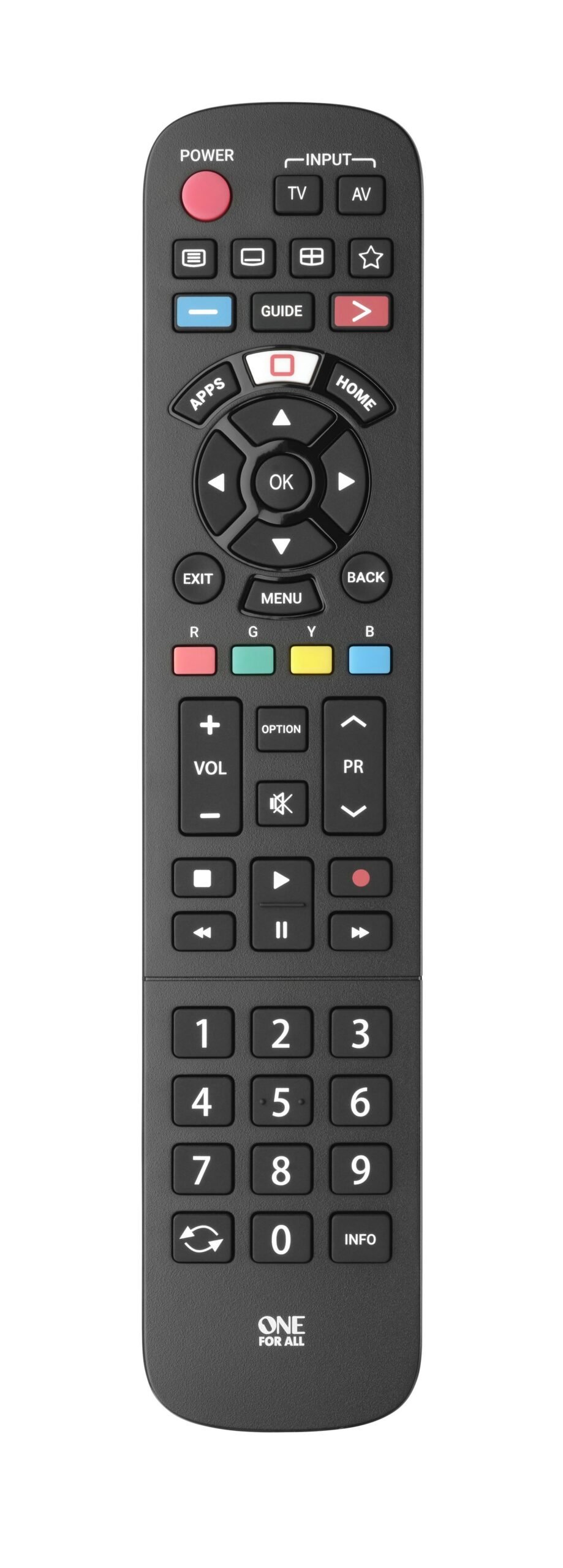 Img_27985569.jpg Panasonic 2.0 Remote Control URC4914 URC4914, TV, Press buttons, Black - Image 1