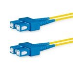 SC-SC single mode Duplex OS2  9/125 LSZH 2m Fibre Patch  Cable