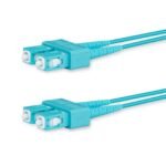 SC-SC multi mode Duplex OM3  50/125 LSZH 10m Fibre Patch  Cable