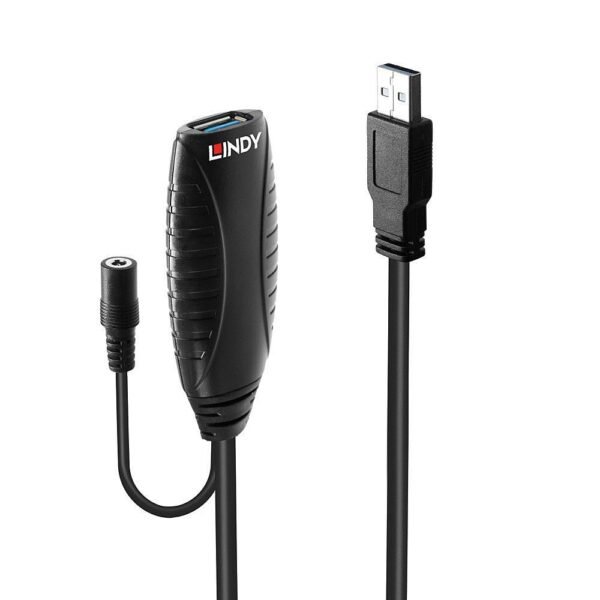 10m USB 3.0 Active Extension 10m USB 3.0 Active Extension  Cable, 10 m, USB A, USB A, USB 3.2 Gen 1 (3.1 Gen 1), 5000 Mbit/s, Black