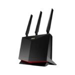 4G-AC86U AC2600 CAT.12 600MBPS 4G-AC86U, Wi-Fi 5 (802.11ac),  Dual-band (2.4 GHz / 5 GHz), Ethernet LAN, 5G, Black, Tabletop router