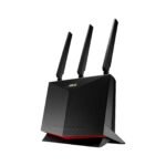 4G-AC86U AC2600 CAT.12 600MBPS 4G-AC86U, Wi-Fi 5 (802.11ac),  Dual-band (2.4 GHz / 5 GHz), Ethernet LAN, 5G, Black, Tabletop router