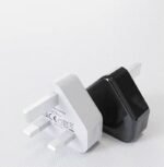 USB Power Charger 5W 5V 1A Output: Single USB,  Input: 100-240V UK Plug, for all mobile phones other devices, Black Color, - Image 4