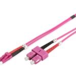 SC-LC Multi mode Duplex OM4  50/125 LSZH 2m Fibre Patch  Cable