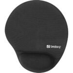Memory Foam Mousepad Round Memory Foam Mousepad Round,  Black, Monotone, Memory foam, Wrist rest, Non-slip base