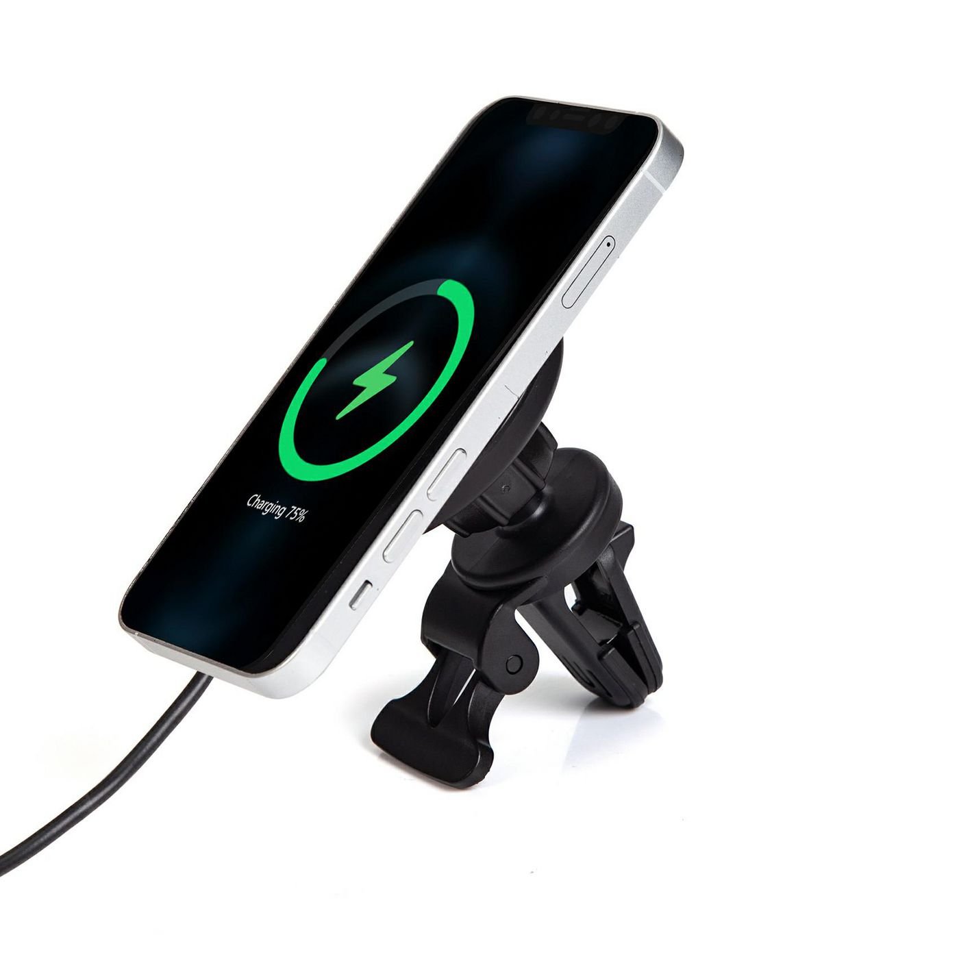 Img_28129007.jpg Magnetic Wireless Car Charger with USB-C plug. Charges up to 15W. Use with PD 20W car charger - Image 1