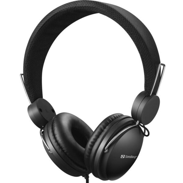 MiniJack Headset with Line-Mic 126-34, Headset, Head-band,  Calls/Music, Black, Binaural, 1.2 m