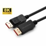 8K Displayport 1.4 Cable 3m Displayport version 1.4,  Black support 8K*60Hz (7680 x 4320) OD: 7.3MM, Gold-plated connectors