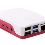 Pi Pi 4 Case Red White