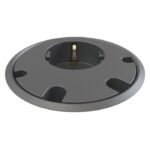 Powerdot - 1 Power 4  Cable-Throughs, Adjustable,  Black - Image 2