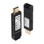 AV extender AV transmitter &  receiver Black 38170, 3840 x  2160 pixels, AV transmitter & receiver, 300 m, Black