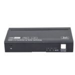 HDMI switcher 3x1 4K@60Hz  with CEC and IR .