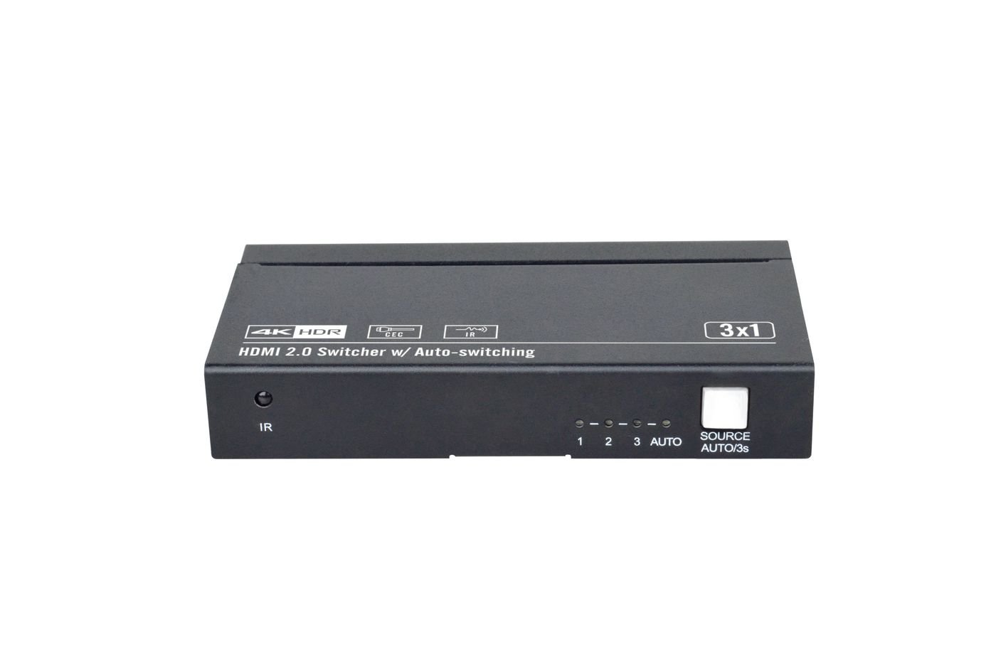 Img_28382070.jpg HDMI switcher 3x1 4K@60Hz with CEC and IR . - Image 1
