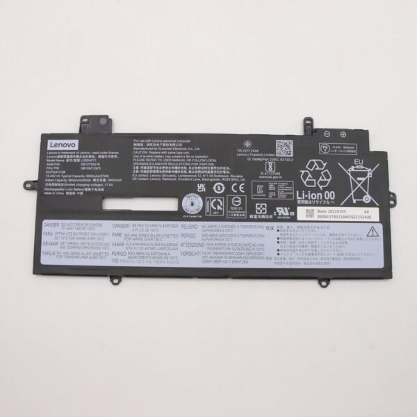 57Wh internal lithium-ion  battery for Lenovo ThinkPad  X1 Carbon and Yoga