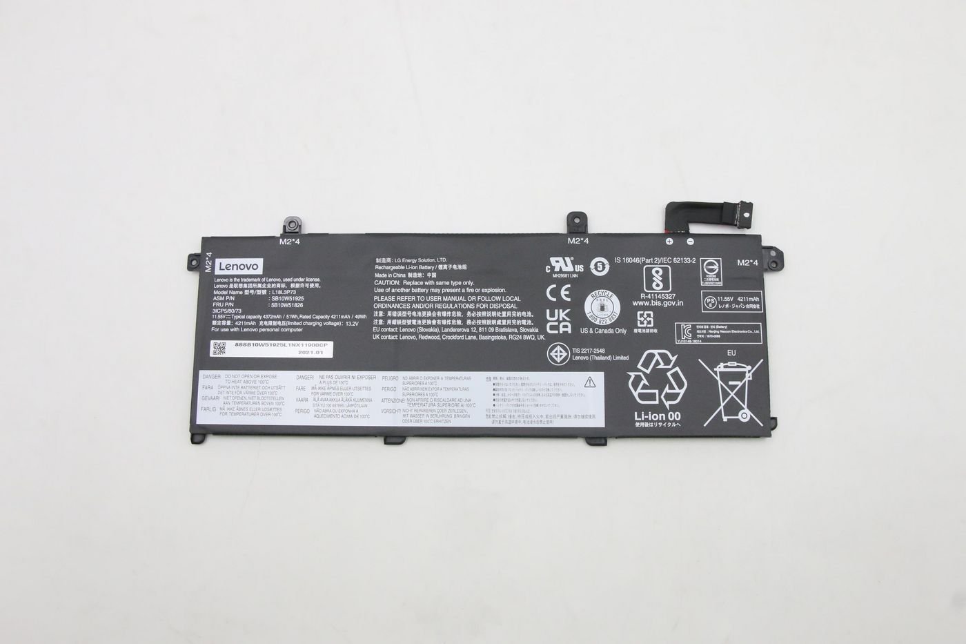 Img_28411951.jpg 50Wh 3-cell Lithium-ion battery for Lenovo laptops - Image 1