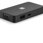 1E4-00004 interface hub Black Microsoft 1E4-00004, HDMI,  RJ-45, USB 3.2 Gen 1 (3.1 Gen 1) Type-C, USB 3.2 Gen 2 (3.1 Gen 2) Type-A, VGA,