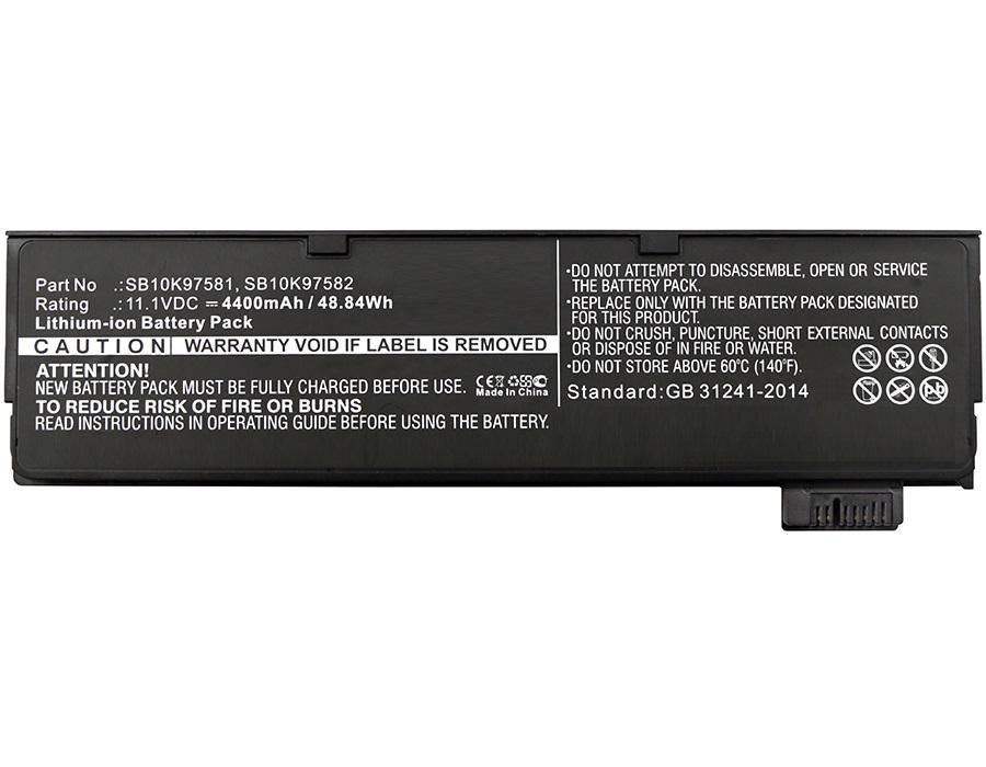 Img_28459414.jpg Laptop Battery for Lenovo 47.52Wh 10.8V 4400mAh 49Wh Li-ion 11.1V 4400mAh Black, Thinkpad P51S, Thinkpad T570, 61+version - Image 1