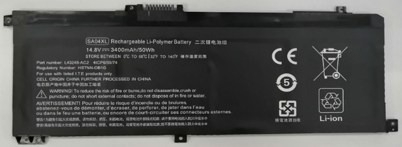 Img_28477632.jpg Laptop Battery for HP 50.32Wh 14.8V 3400mAh 50Wh Li-ion 14.8V 3350mAh for HP Envy 15-DR0000, Envy 15-DR0000 X360, Envy 15-dr0001ng - Image 1