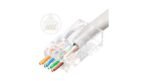 RJ45 UTP plug Cat6 for  AWG23-24 stranded/solid  conductor Easy-Connect 50 pcs box