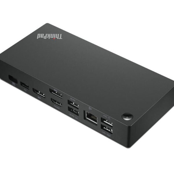 THINKPAD USB-C DOCK GEN3- UK Lenovo 40AY0090UK, Wired, USB  3.2 Gen 1 (3.1 Gen 1) Type-C, 10,100,1000 Mbit/s, Black, 4K Ultra HD, 3840 x