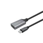 HDMI female to USB-C  Cable  1m Black